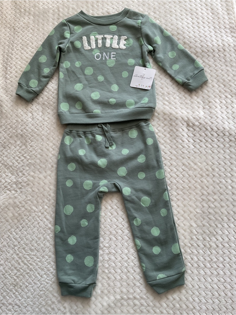 NWT Starting Out Baby Little One 2-Piece Jogger Set